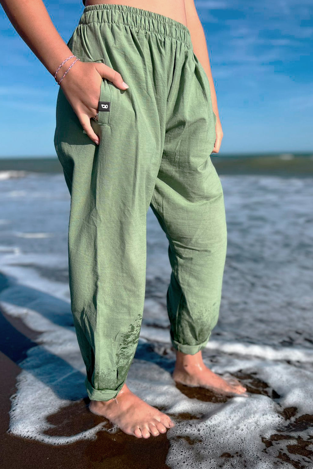 GREEN GUMI PANT