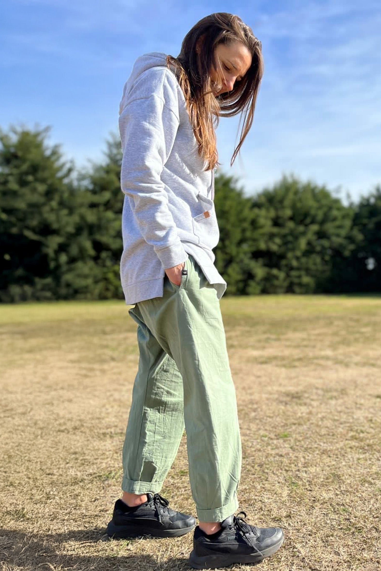 GREEN GUMI PANT